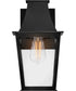 Georgetown 1-Light Small Wall Mount Lantern in Black