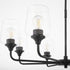 Raymond 8-light Chandelier Matte Black