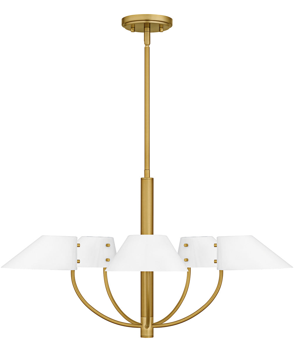 Penley 5-light Chandelier Brushed Gold