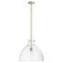 1-light Pendant Aged Brass