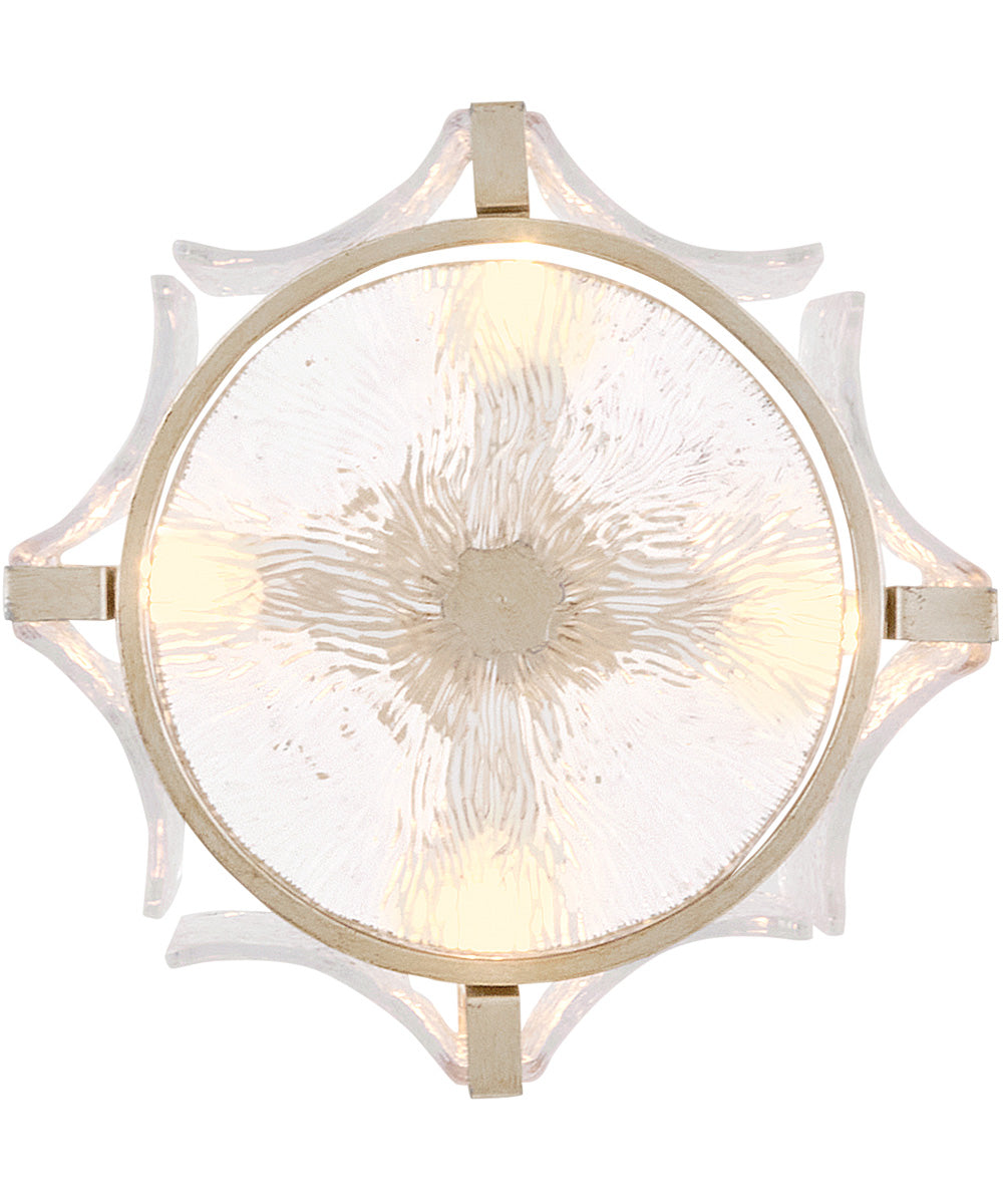 Florian 4-Light Medium Semi-Flush Mount in Glacial