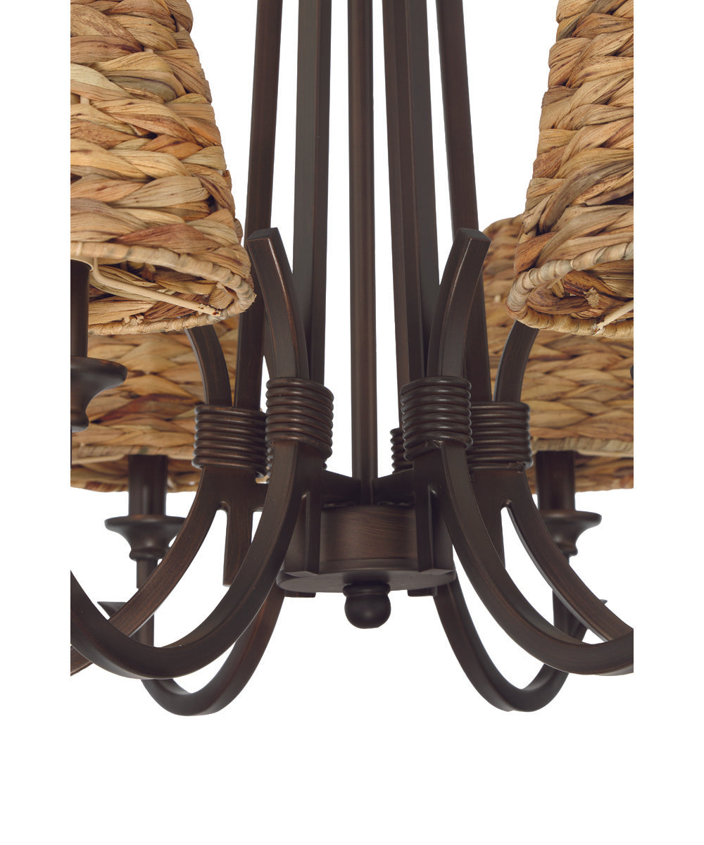 Kokomo 6-Light Lighting Aged Bronze Brushed