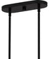 Cleo Large 3-light Island Light Matte Black