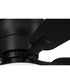 Wheeler 52 2-Light Bowl 2-Light Fan Flat Black