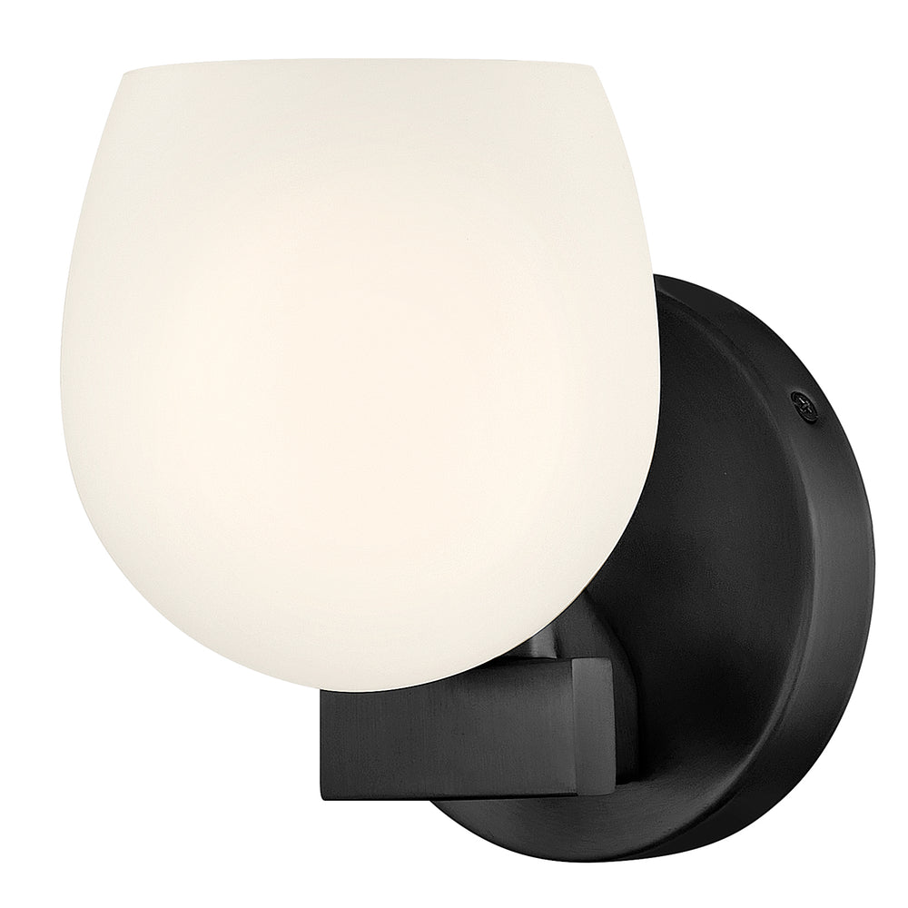 Mae 1-Light Small Single Light Sconce in Black