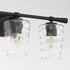 Goodwin 3-light Bath Vanity Light Matte Black