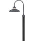 Troyer 1-Light Medium Post Mount Lantern in Aged Zinc