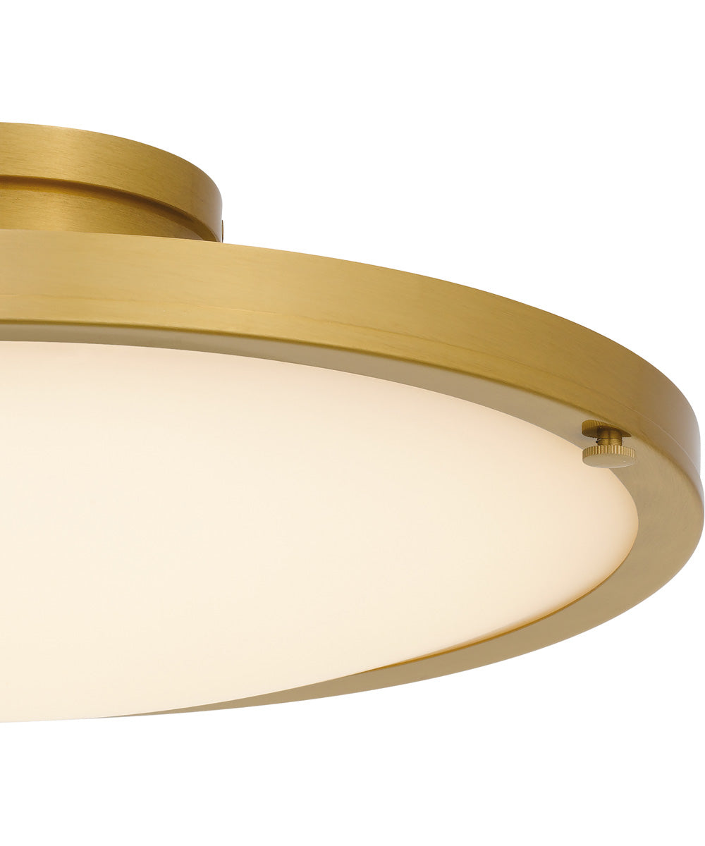 Quoizel Semi-Flush Mount Medium Semi Flush Mount Brushed Gold