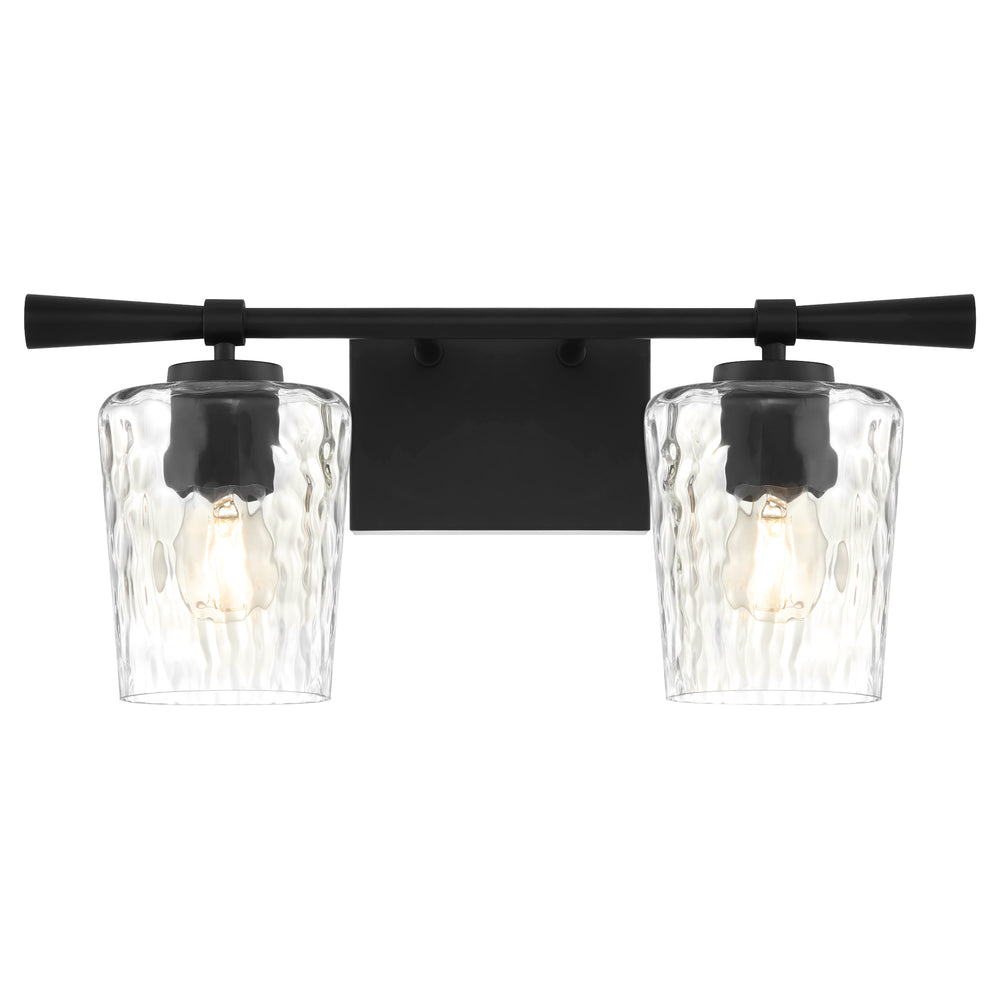 Goodwin 2-light Bath Vanity Light Matte Black