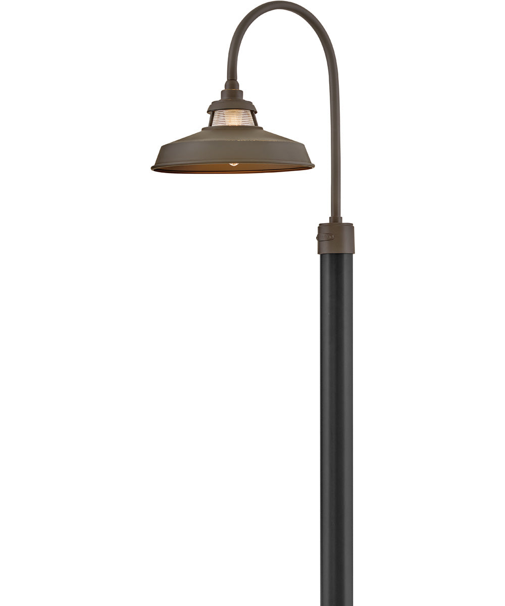 Troyer 1-Light Medium Post Mount Lantern in Oil Rubbed Bronze