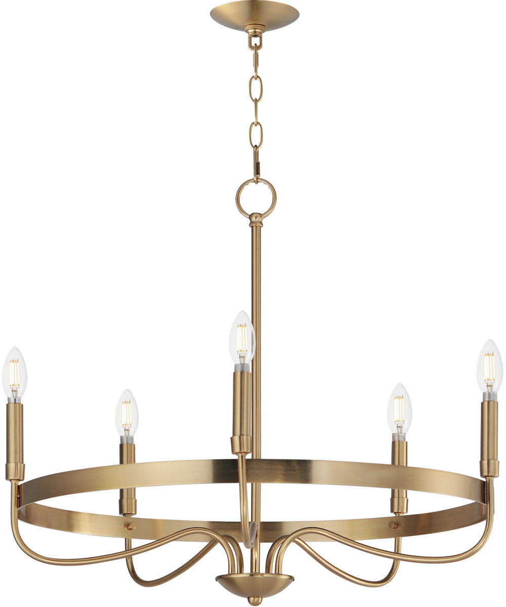 Frankie 5-Light Chandelier Heritage