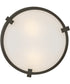 Lowell 2-Light Small Flush Mount in Oil Rubbed Bronze