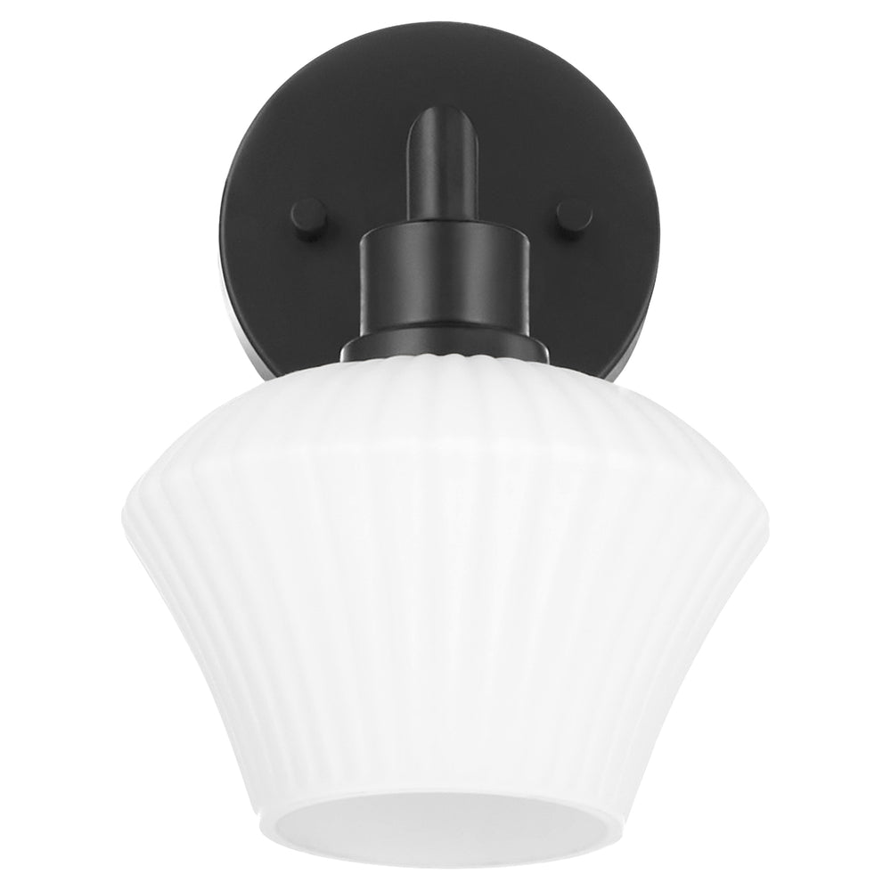 Cassini 1-light Wall Mount Light Fixture Matte Black