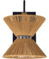 Serena 1-Light Lighting Flat Black/Walnut