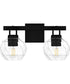 Celina Medium 2-light Bath Light Matte Black