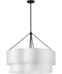 Gwen 8-Light Medium Drum Chandelier in Black