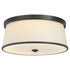 Weir 4-light Ceiling Flush Mount Matte Black