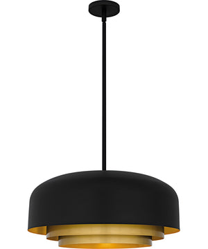 Frankie Large 4-light Pendant Matte Black