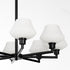 Cassini 8-light Chandelier Matte Black