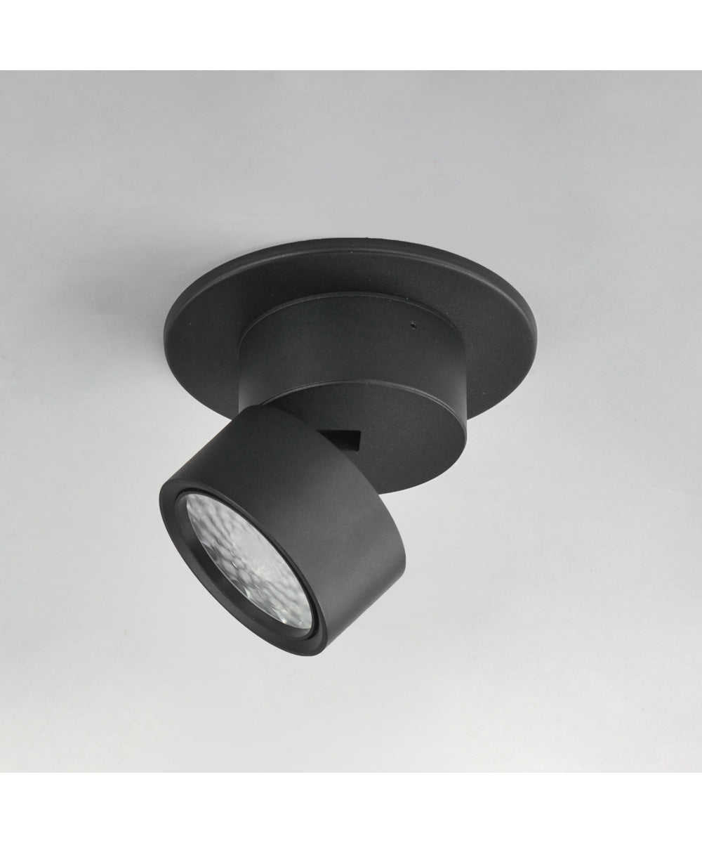 Swinger Mini Adjustable LED Flush Mount Black