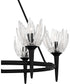 Shea 6-light Chandelier Matte Black