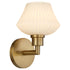 Cassini 1-light Wall Mount Light Fixture Aged Brass