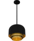 Frankie 3-light Pendant Matte Black