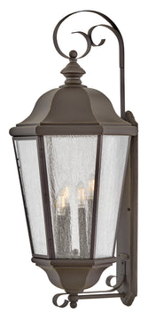 Edgewater 4-Light Extra Large Wall Mount Lantern in Oil Rubbed Bronze