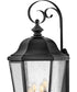 Edgewater 4-Light Extra Large Wall Mount Lantern in Black