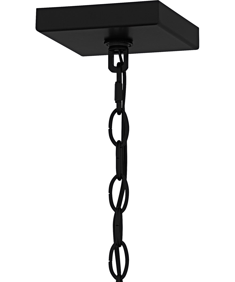 Jett Large 1-light Outdoor Pendant Light Matte Black