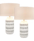 Calabar Table Lamp - Set of 2 White