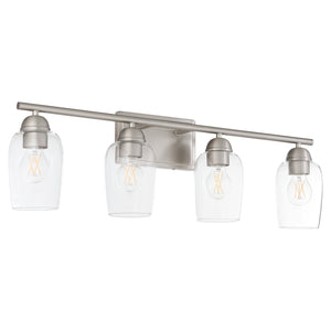 Wallinger 4-light Bath Vanity Light Satin Nickel