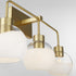 Lacy 3-light Bath Vanity Light Aged Brass