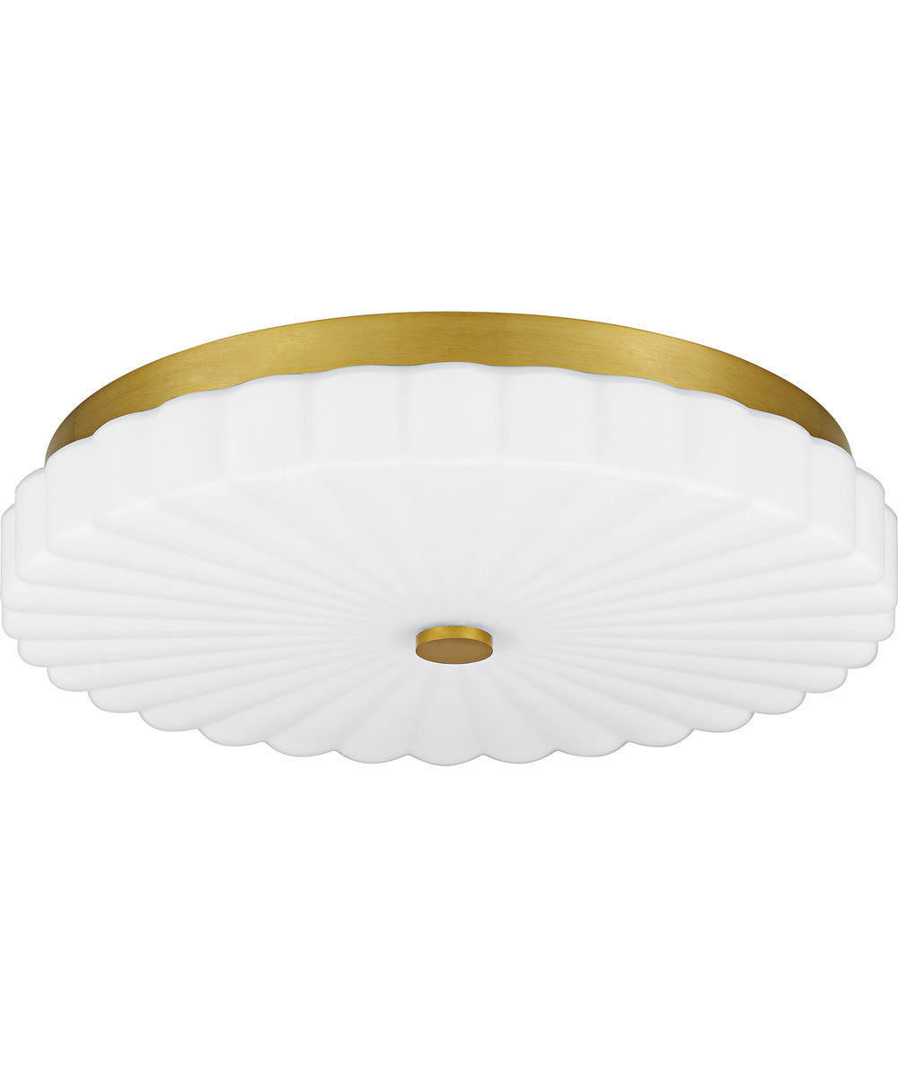 Quoizel Flush Mount Medium Flush Mount Brushed Gold