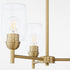 Wallinger 3-light Chandelier Aged Brass