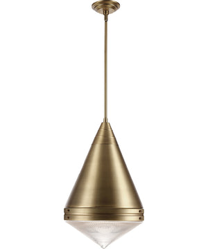 Hargreaves 1-Light Pendant Natural Aged Brass