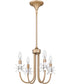 Remy 4-light Chandelier Bronze Gold