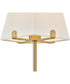 Benton 1-Light Large Single Light Sconce in Lacquered Brass