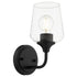 Raymond 1-light Wall Mount Light Fixture Matte Black