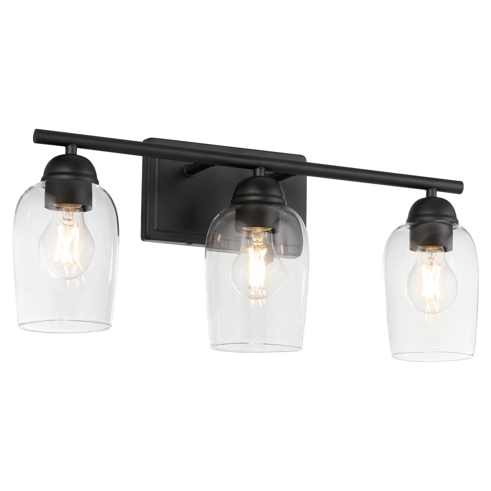 Wallinger 3-light Bath Vanity Light Matte Black