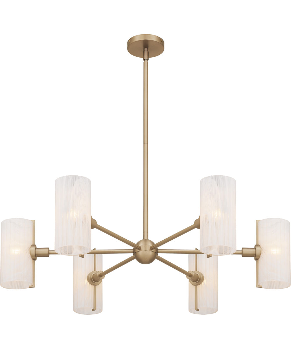 Curran 6-light Chandelier Bronze Gold