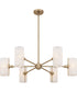 Curran 6-light Chandelier Bronze Gold