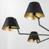 Bliss 6-light Chandelier Matte Black