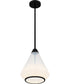 Quoizel Pendant Small 1-light Mini Pendant Matte Black