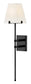 Benton 1-Light Large Single Light Sconce in Black