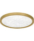 Outskirts Medium Flush Mount Brushed Gold