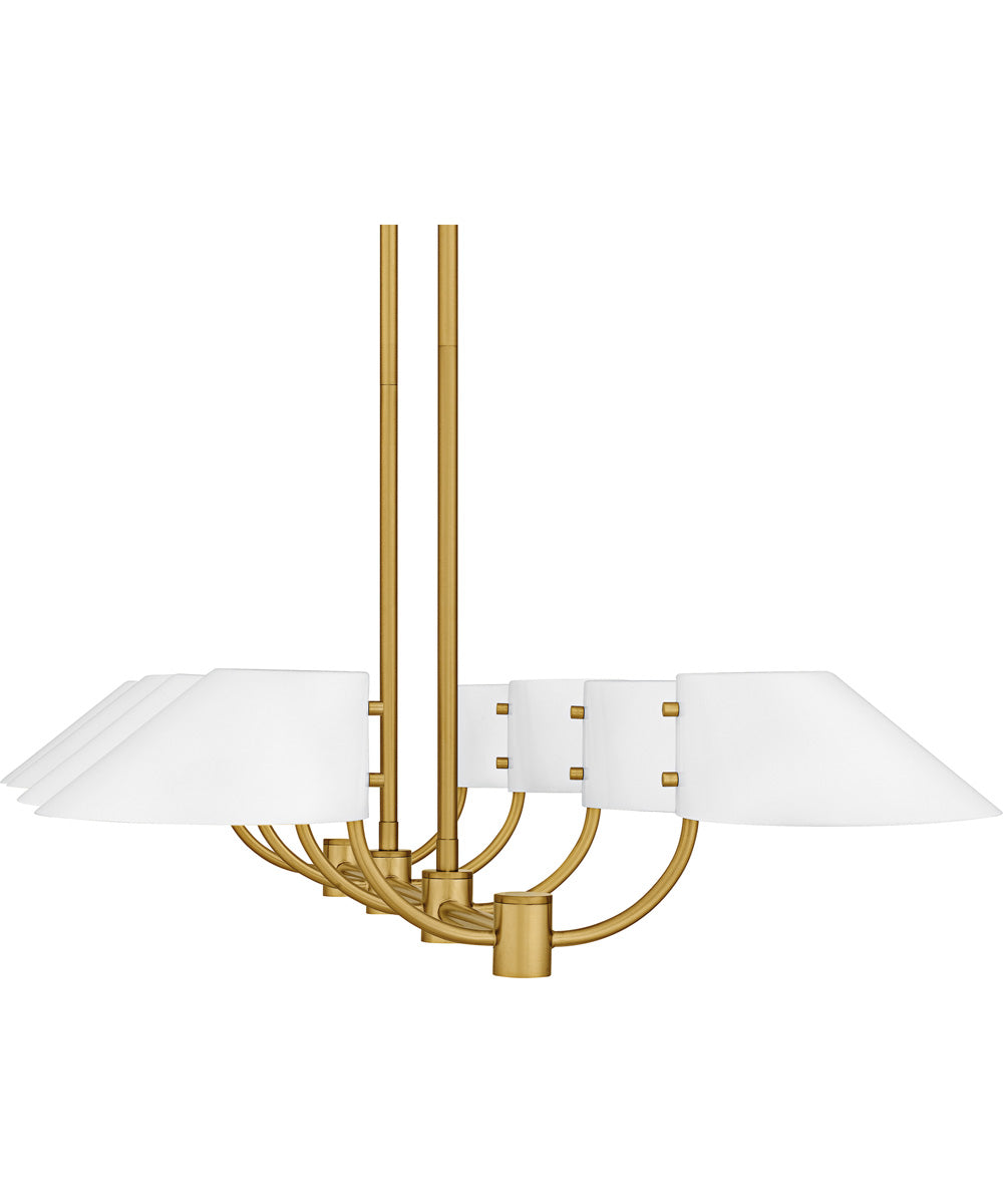 Penley Medium 8-light Island Light Brushed Gold