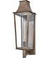 Georgetown 1-Light Large Wall Mount Lantern in Burnished Bronze