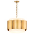 Belinder 4-light Pendant Non-Lacquered Brass