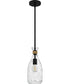 Quoizel Piccolo Pendant Small 1-light Mini Pendant Matte Black